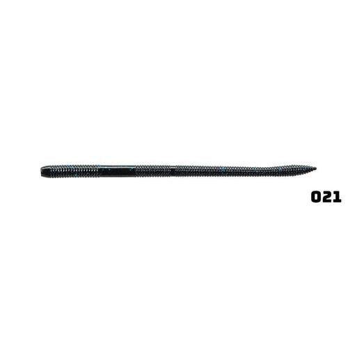 Daiwa Neko Straight Worms-Lures-Daiwa-Black with Blue Flake-5.8"-Tackle World
