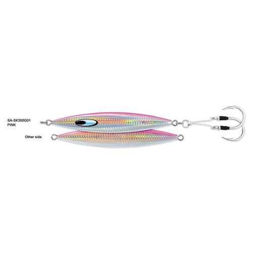 Daiwa Salitga SK Slow Pitch Jigs-Lures-Daiwa-Pink (01)-60g-Tackle World