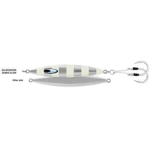 Daiwa Salitga SK Slow Pitch Jigs-Lures-Daiwa-Zebra Glow (06)-60g-Tackle World