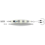Daiwa Salitga SK Slow Pitch Jigs-Lures-Daiwa-Zebra Glow (06)-60g-Tackle World