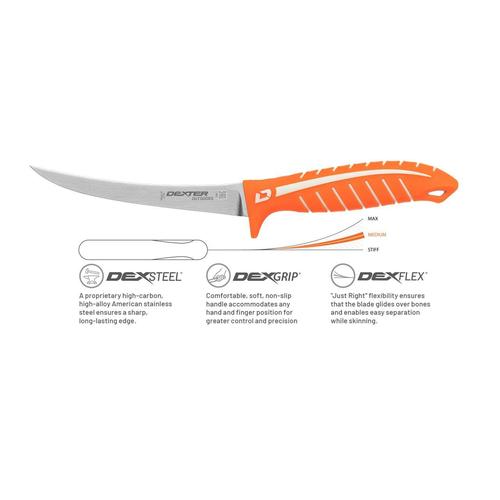 Dexter Dextreme 6" Flexible Fillet Knife with Sheath-Tools-Dexter Russell-Tackle World
