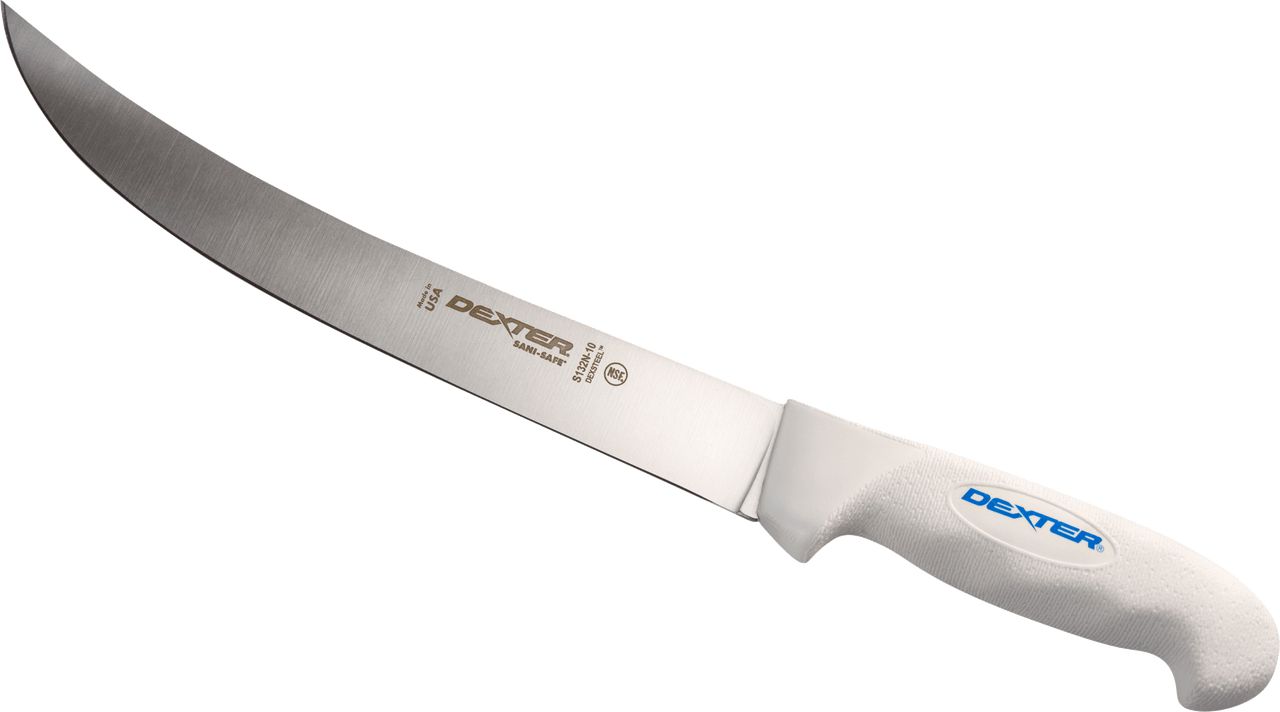 chef knife in tackle box Dexter Sofgrip Sport Fishing Wide Curved Blade Knife 10"