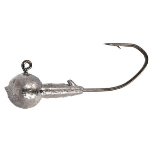 Eagle Claw Lazer Sharp Pro-V Ball Head Jig-Lures-Eagle Claw-3/8oz Unpainted-Tackle World