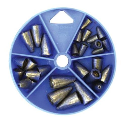 Eagle Claw Worm Weight Sinker Assortment-Terminal Tackle-Eagle Claw-Tackle World