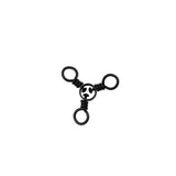 American Fishing Wire Brass 3-Way Swivels with Stainless Steel Rings-Terminal Tackle-American Fishing Wire-#2 - 70lb (12pk)-Tackle World