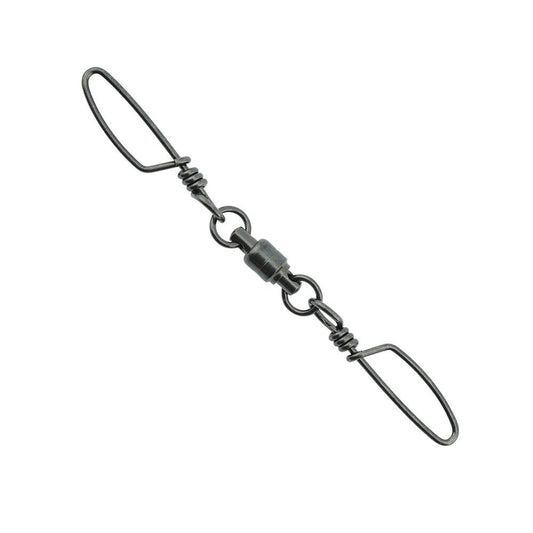 American Fishing Wire Stainless Steel Ball Bearing Brass Dual Snap Swivels-Terminal Tackle-American Fishing Wire-#5 - 230lb (3pk)-Tackle World