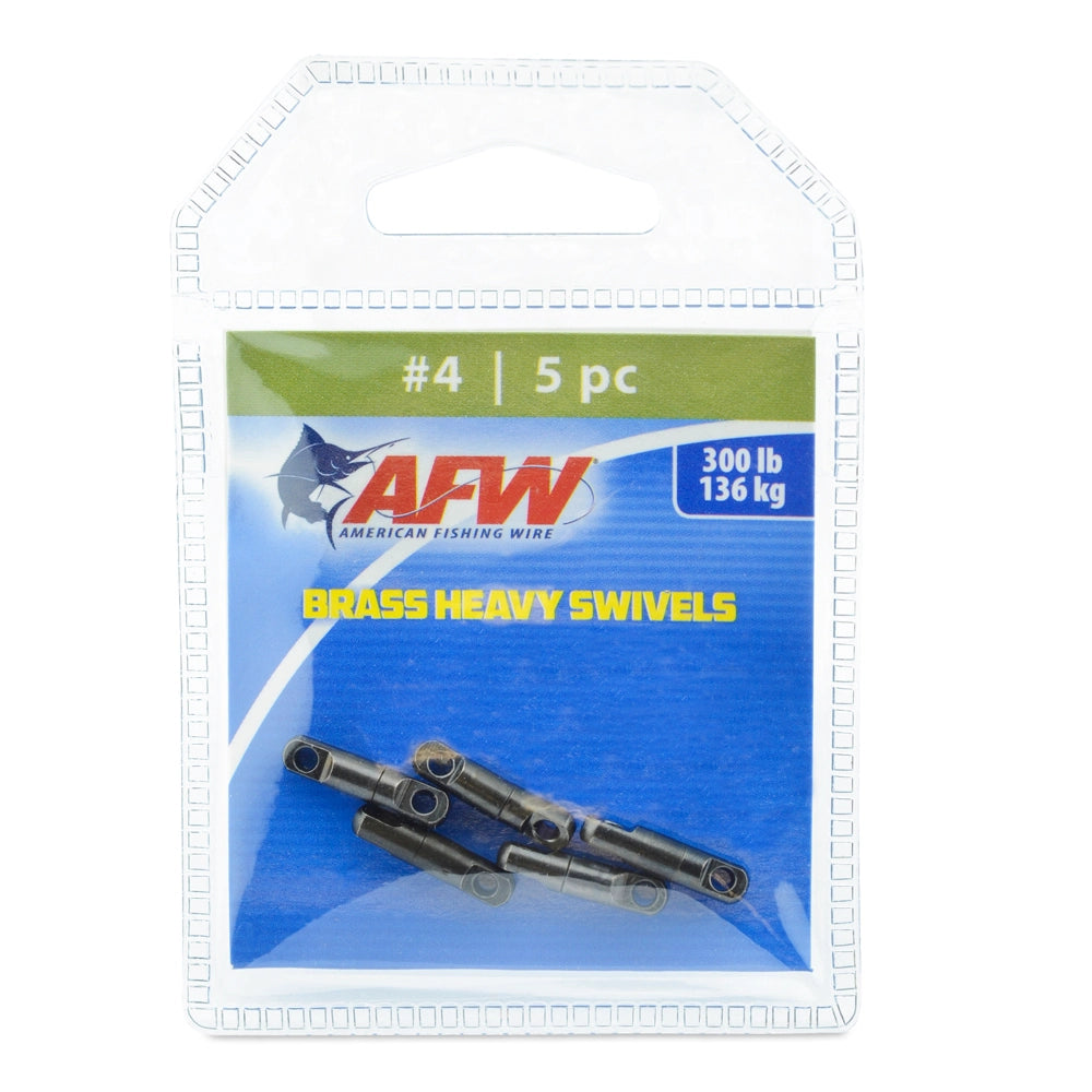 American Fishing Wire Brass Heavy Swivels-Terminal Tackle-American Fishing Wire-Tackle World