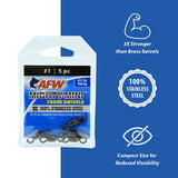 American Fishing Wire Mighty Mini Stainless Steel Crane Swivels-Terminal Tackle-American Fishing Wire-Tackle World