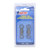 American Fishing Wire Stainless Steel Ball Bearing Swivels With Double Welded Rings-Terminal Tackle-American Fishing Wire-Tackle World