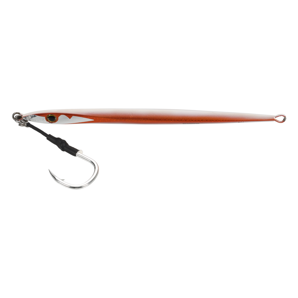 Shimano Ocea Speed Slasher Jigs-Lures-Shimano-Edge Glow Copper-Length: 7 4/9" (189mm) - Weight: 5 2/7oz (150g)-Tackle World