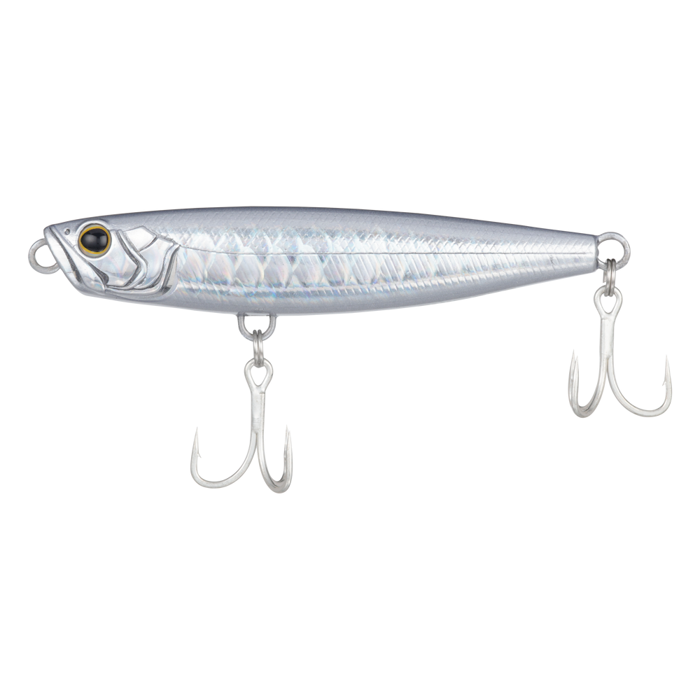 Shimano Ocellus Pencil 85F Rattle Poppers-Lures-Shimano-Full Silver UV-Length: 3.35" (85mm) - Weight: 3/8oz (11g)-Tackle World