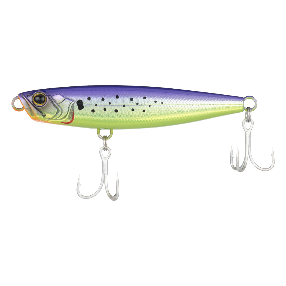 Shimano Ocellus Pencil 85F Rattle Poppers-Lures-Shimano-Mardi Gras-Length: 3.35" (85mm) - Weight: 3/8oz (11g)-Tackle World
