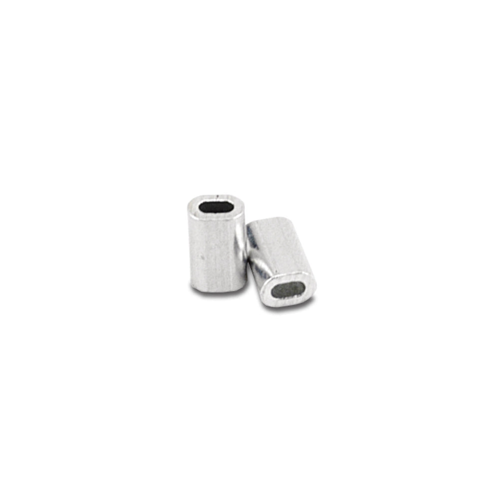 American Fishing Wire Grand Slam Aluminum Sleeves-Terminal Tackle-American Fishing Wire-ID: 1.3mm 130lb Mono (50pk)-Tackle World