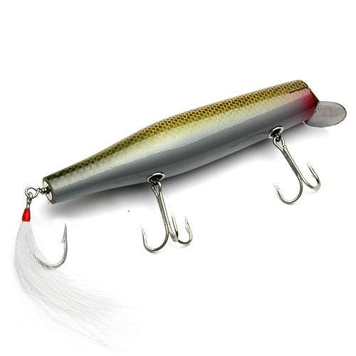 danny the duck fishing lure Gibbs Lures Surface Swimmer 2-1/4oz White covered treble hooks Saltys 3 Oz Danny lure