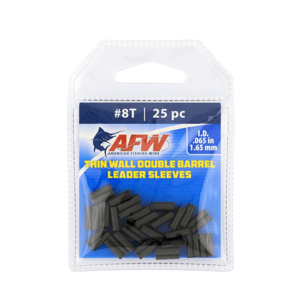 American Fishing Wire Thin Wall Double Barrel Sleeves-Terminal Tackle-American Fishing Wire-Tackle World