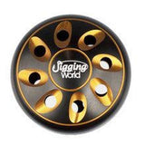 Jigging World Alpha Aluminum Power Knobs Type B-Power Handles & Knobs-Jigging World-39mm-Black/Gold-Tackle World