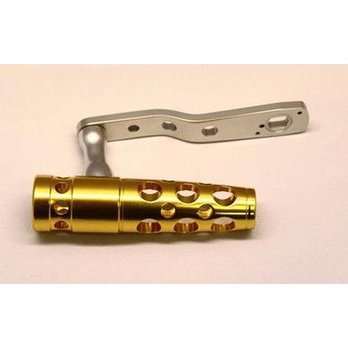 Jigging World - Avet Power Handle Arm and T-Bar for 2 Speed SX thru HXW-Power Handles & Knobs-Jigging World-Silver Arm / Gold Aluminum T-Bar-Tackle World