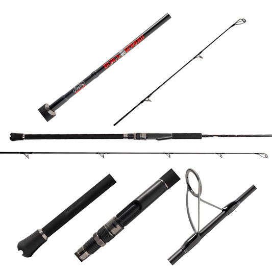 Jigging World Black Widow 2.0 Shore Spinning Rods-Rod-Jigging World-JW-BLW802-150SFG-Tackle World