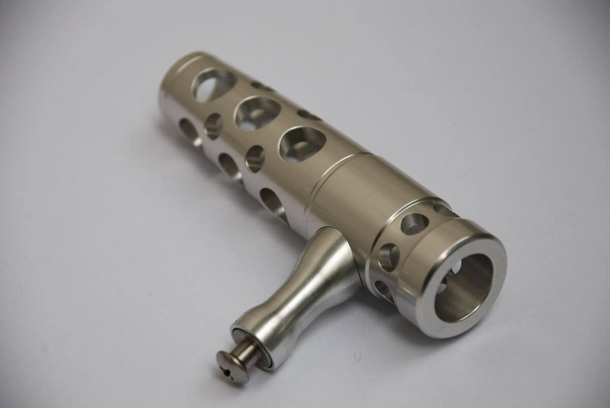 Jigging World H01 Aluminum T-Bars Type B-Power Handles & Knobs-Jigging World-Silver-Tackle World