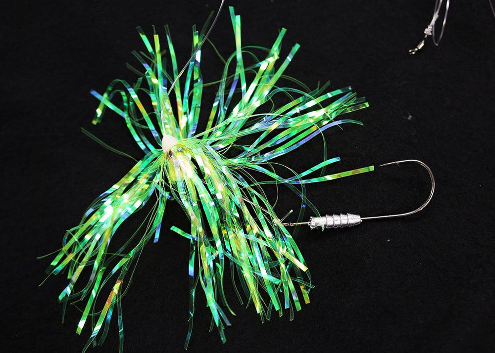 Jigging World Hi-Lo Flasher Rigs with Weighted Grub Holder Hooks-Terminal Tackle-Jigging World-Tackle World