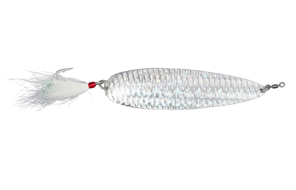 Jigging World Jigging Flutter Spoons-Lures-Jigging World-Length: 7" - Weight: 2.5oz-Silver-Tackle World