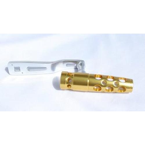 Jigging World - Power Handle for Shimano Talica 2 Speed 8 & 10 Lever Drag Reels-Power Handles & Knobs-Jigging World-Silver Arm / Gold Aluminum T-Bar-Tackle World
