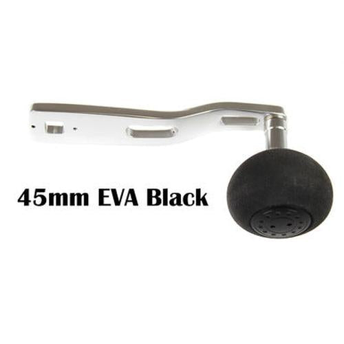 Jigging World - Power Handles for Accurate Boss Valiant 400 ~ 600 Size Lever Drag Reels-Power Handles & Knobs-Jigging World-Black EVA Round 45mm-115mm Silver-Tackle World