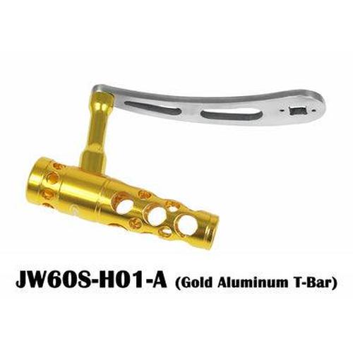 Jigging World - Power Handles for Penn International 20 ~ 70 Series Reels-Power Handles & Knobs-Jigging World-Aluminum T-Bar Gold-Tackle World
