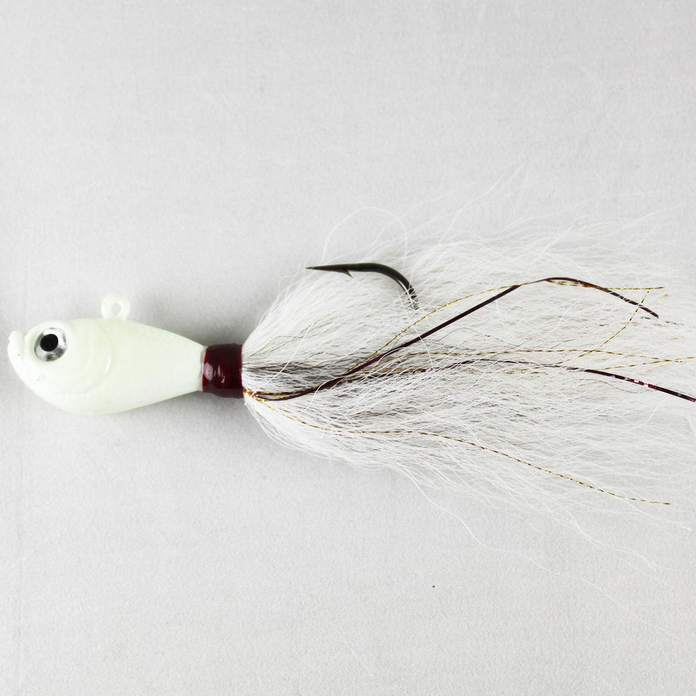 Jigging World Premium Bucktail Jigs Ver. 1 CLOSE-OUT-Lures-Jigging World-3/8 oz-Glow-Tackle World