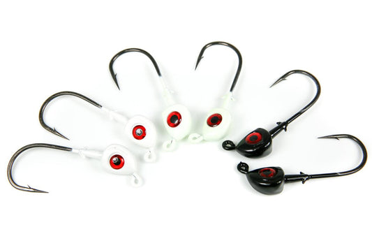 Jigging World Shad Jig Heads *Final Sale*-Lures-Jigging World-Black-3/8oz-Tackle World