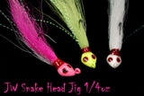 Jigging World Snake Head Bucktail Teasers-Lures-Jigging World-Tackle World