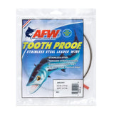 American Fishing Wire Tooth Proof Stainless Steel Single Strand Wire Leaders-Line & Leader-American Fishing Wire-Lb Test: 32lb-30ft-Camo-Tackle World