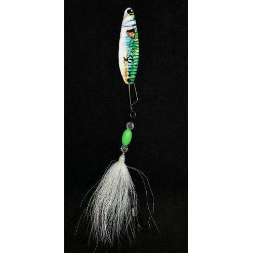 M3Tackle Fully Rigged Fluke Spoon Rigs-Terminal Tackle-M3Tackle-Mackerel-Spoon Length: 3"-Tackle World