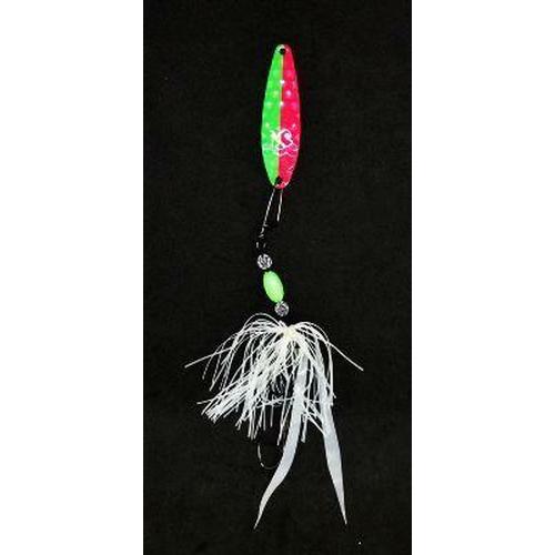 M3Tackle Fully Rigged Fluke Spoon Rigs-Terminal Tackle-M3Tackle-Nuclear Chicken-Spoon Length: 3"-Tackle World