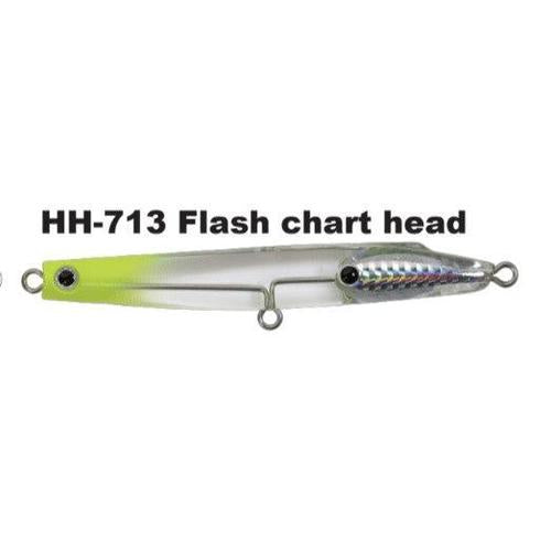 Major Craft Bassday 120S Crystal Pencil Popper-Lures-Major Craft-Flash Chartreuse Head-Tackle World