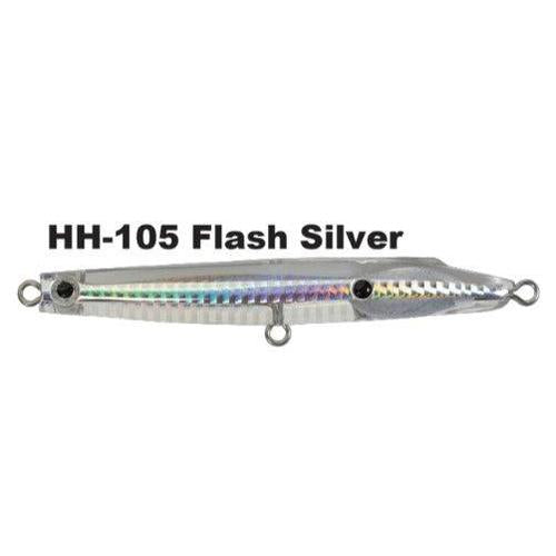 Major Craft Bassday 120S Crystal Pencil Popper-Lures-Major Craft-Flash SIlver-Tackle World