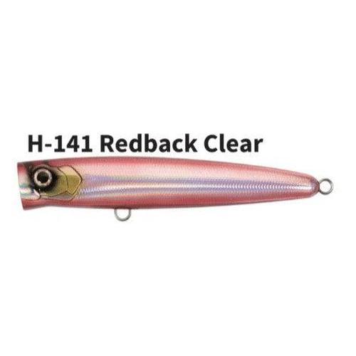 Major Craft Bassday 160mm Bungy Popper-Lures-Major Craft-Red Back Clear-Tackle World