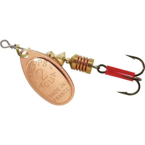 Mepps Plain Aglia Inline Spinners-Lures-Mepps-Copper-#2 - 1/6oz-Tackle World