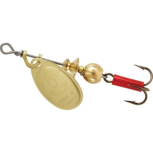Mepps Plain Aglia Inline Spinners-Lures-Mepps-Gold-#0 - 1/12oz-Tackle World