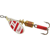 Mepps Plain Aglia Inline Spinners-Lures-Mepps-Silver/Red White-#1 - 1/8oz-Tackle World