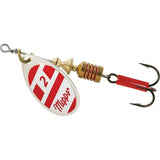 Mepps Plain Aglia Inline Spinners-Lures-Mepps-Silver/Red White-#2 - 1/6oz-Tackle World