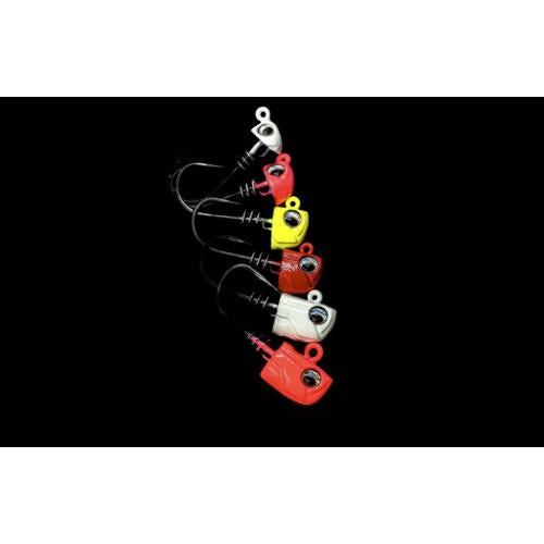 NLBN - No Live Bait Needed Hot Heads Screw Lock Jig Heads for 3" Paddle Tails-Lures-NLBN-Tackle World
