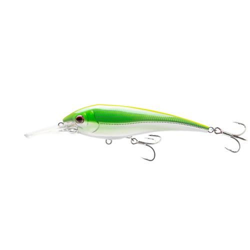 Nomad DTX Minnow Floating Trolling Lures-Lures-Nomad-Chartreuse Chrome-Model: 145 - Length: 5"-Tackle World