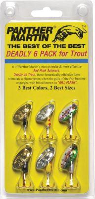 best spinner lures for trout Panther Martin Best of the Best 6 Pack Inline Spinners – Tackle World