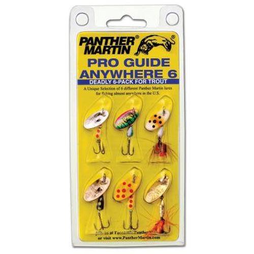 Panther Martin Pro Guide Anywhere 6 Pack Inline Spinners-Lures-Panther Martin-Tackle World