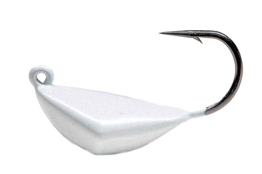 Bottom Sweeper Jigs-Lures-Bottom Sweeper Jigs-1/4oz 1/0 Hook (2 pack)-Pearl White-Tackle World