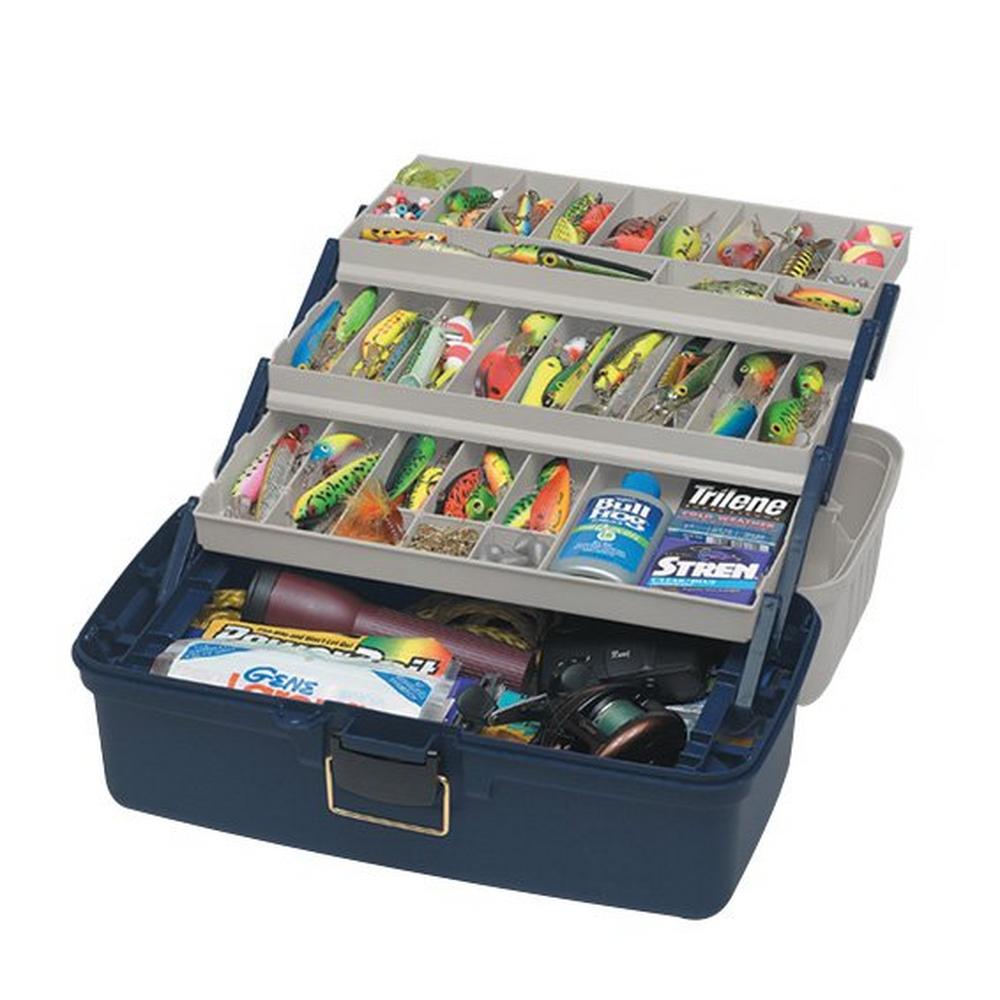 Plano Pink Fishing Tackle Box Full, Various Hooks, Weights, Lures