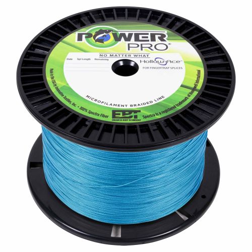 power pro braided fishing line 40lb PowerPro Hollow Ace Marine Blue / 500yd / 100lb