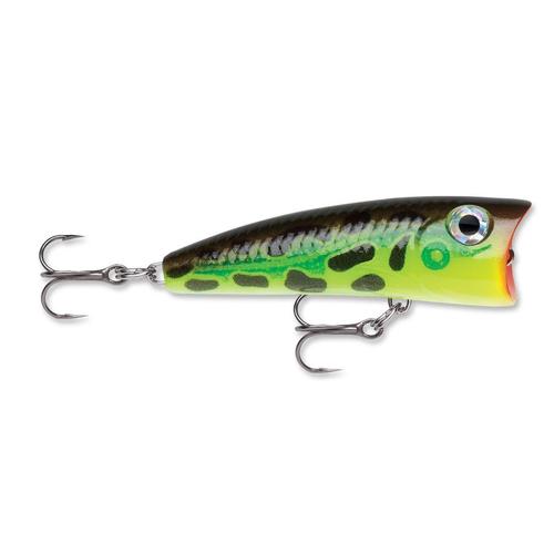 Rapala Ultra Light Pop Poppers-Lures-Rapala-Lime Frog-Length: 1 1/2" - Weight: 1/8oz-Tackle World