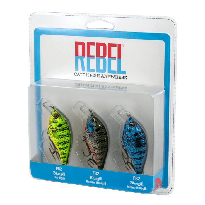 blue gill fishing lures Rebel Bluegill 3 Pack Crankbaits